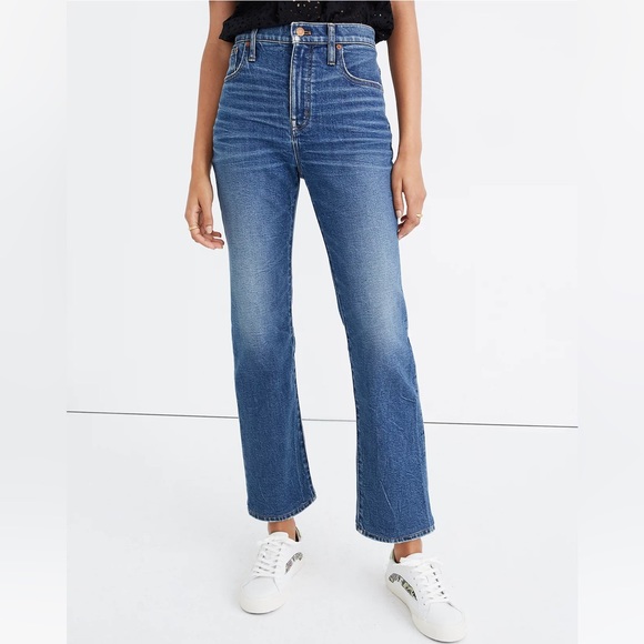 Madewell Slim Demi-Boot Jeans - Picture 1 of 6